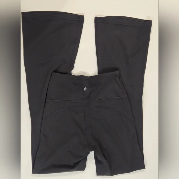 Lululemon Athletica Groove Nulu Super High-Rise Grey Flare Pant Size 6 - Picture 10 of 12